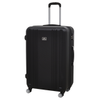 Lightweight ABS Luggage Set with TSA Lock - Black DL11