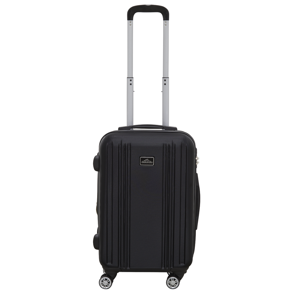 Lightweight ABS Luggage Set with TSA Lock - Black DL11