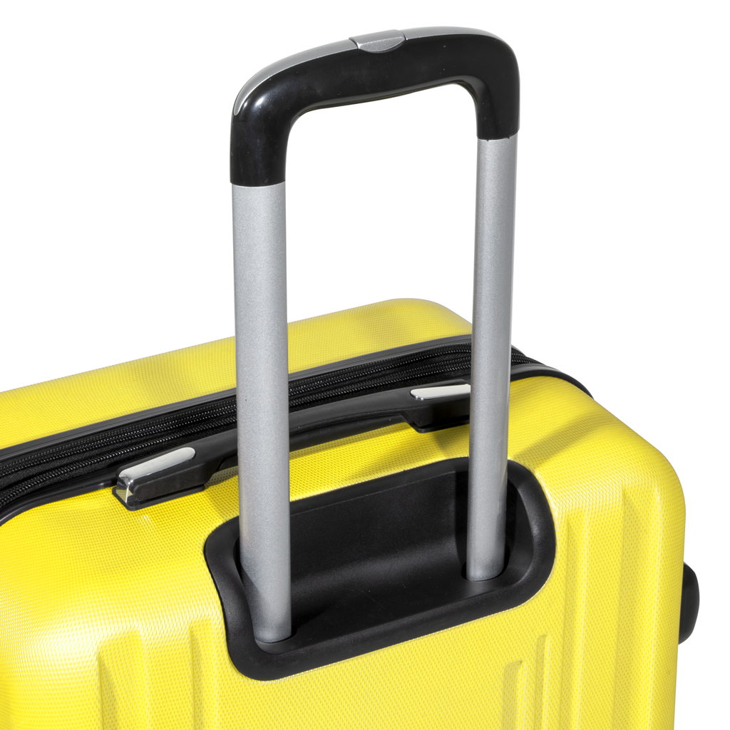 Lightweight ABS Luggage Set with TSA Lock - Yellow DL124