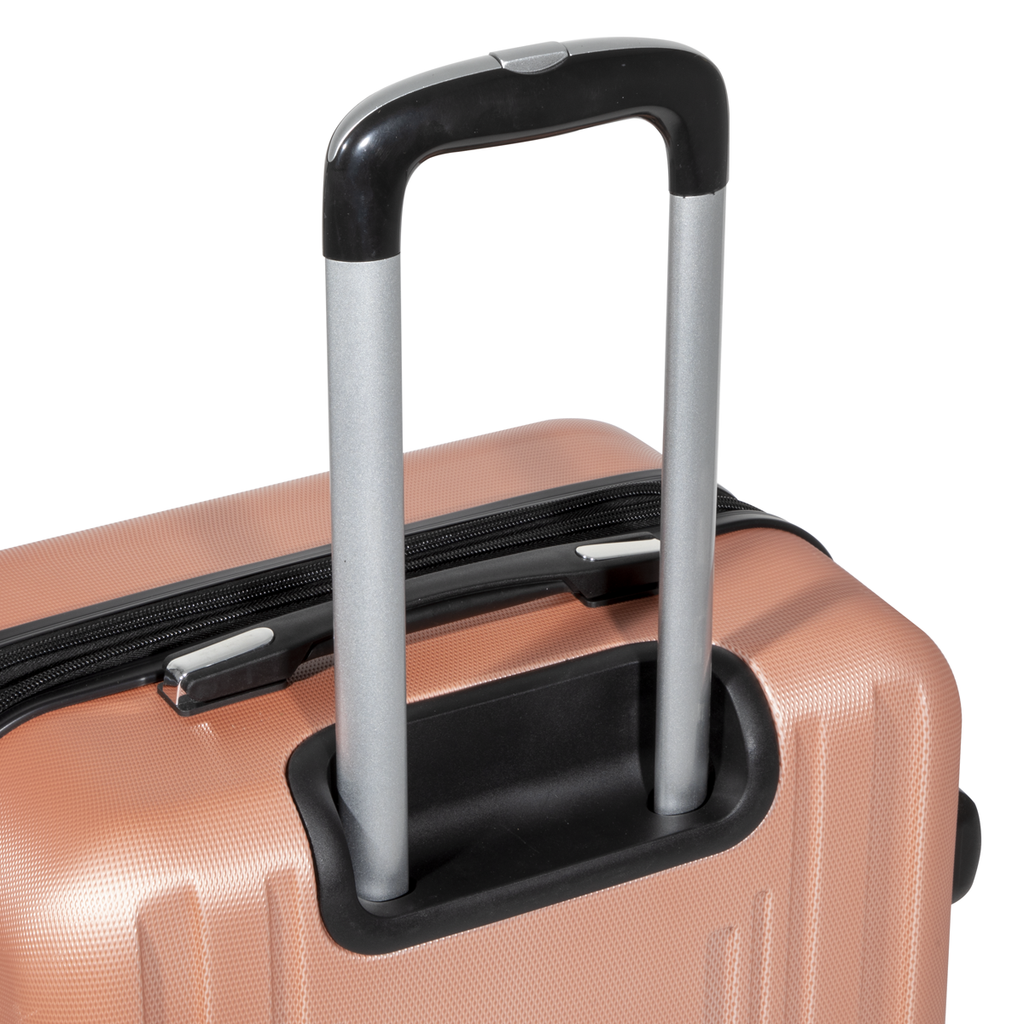 Lightweight ABS Luggage Set with TSA Lock - Rose Gold DL125