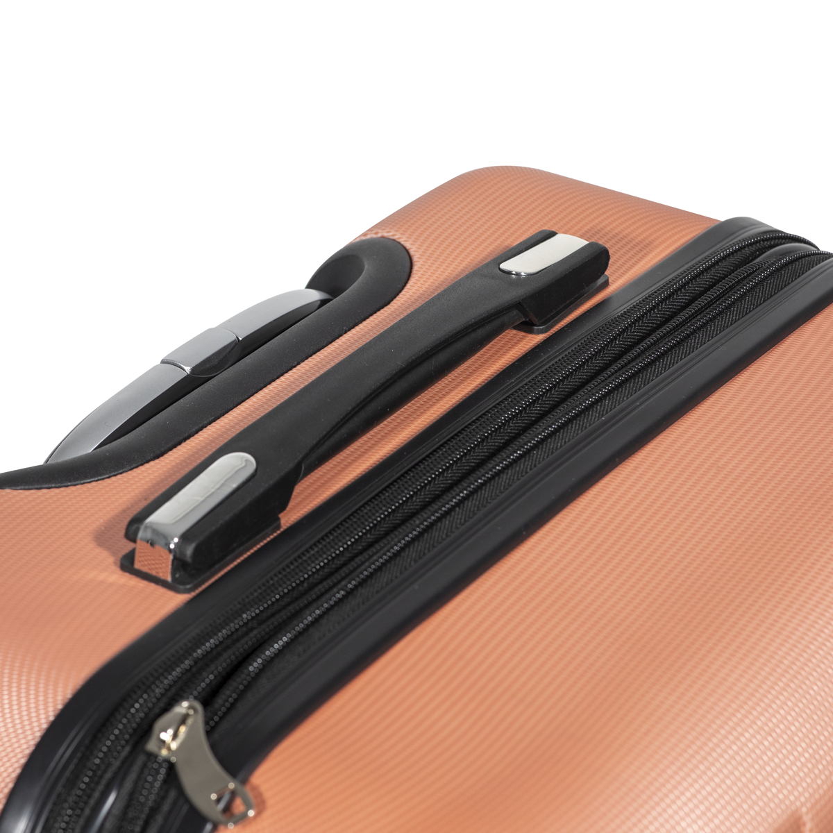 Lightweight ABS Luggage Set with TSA Lock - Rose Gold DL125