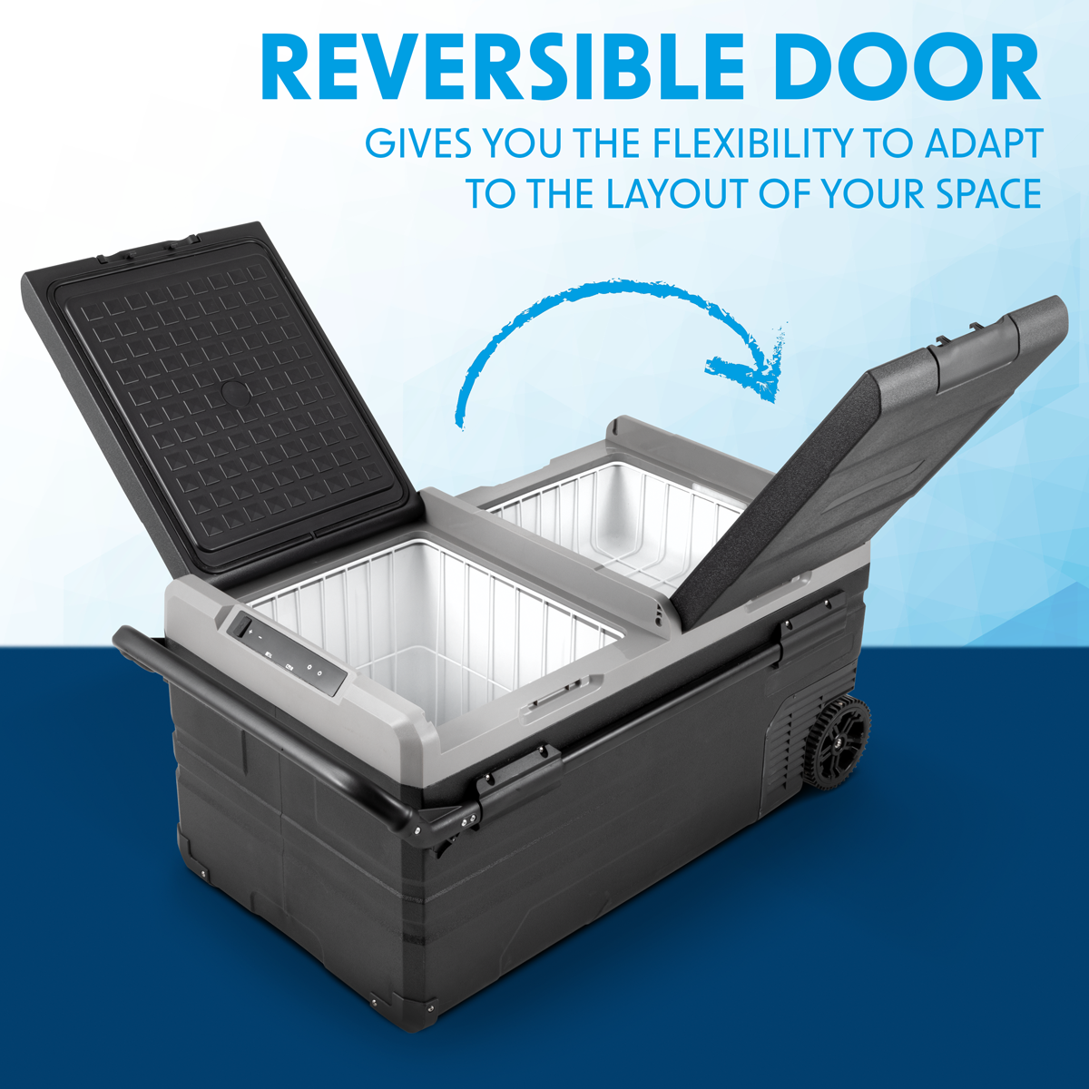 Portable Fridge Freezer/Cool Box with LED Display 95L DL128