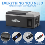 Portable Fridge Freezer/Cool Box with LED Display 15L DL12
