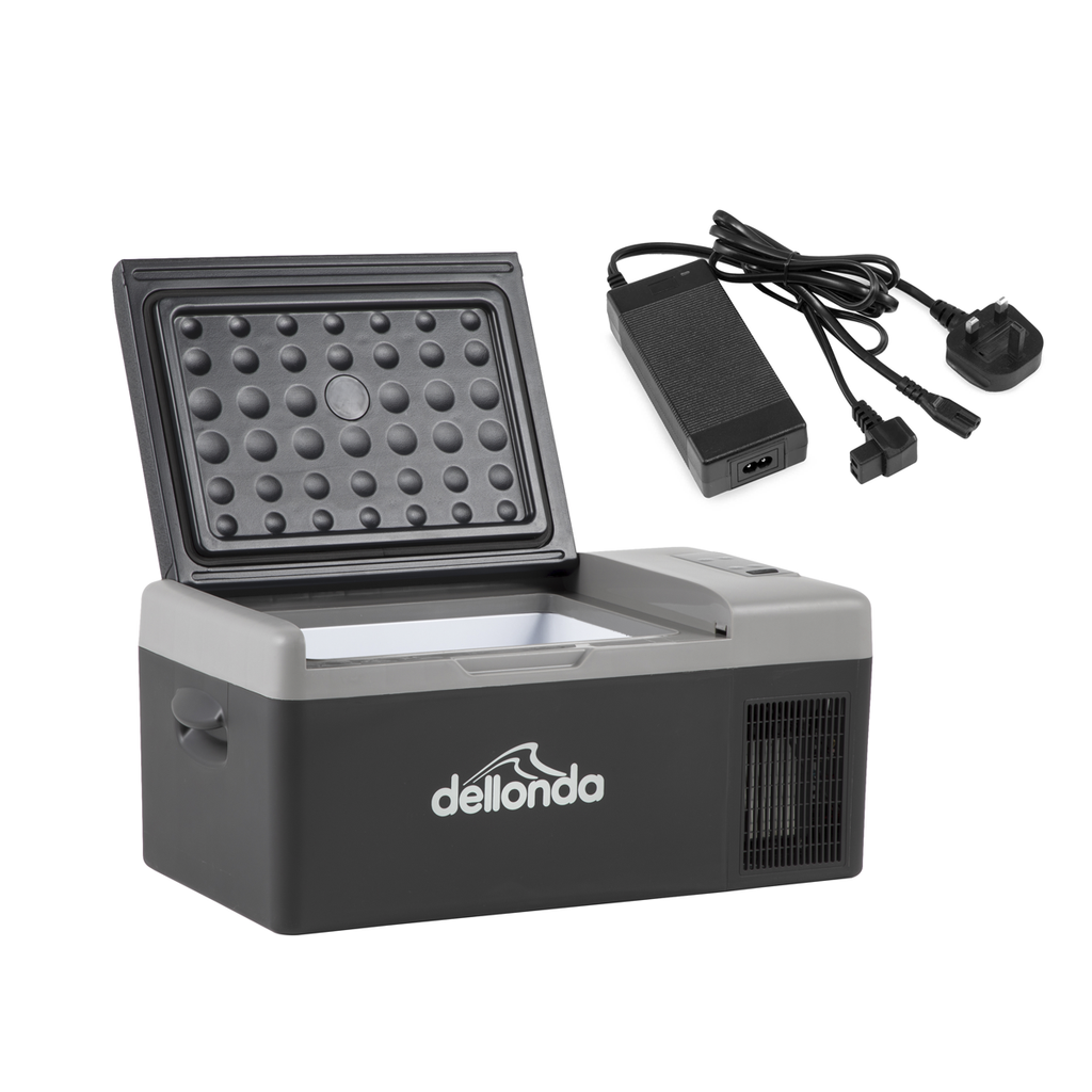 Portable Fridge Freezer/Cool Box with LED Display & AC/DC 230V Adaptor 15L DL130