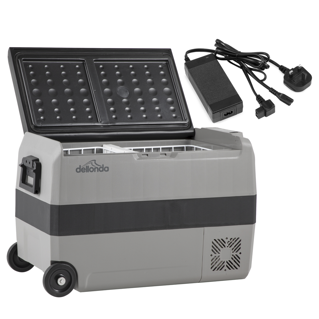 Portable Fridge Freezer/Cool Box with LED Display & AC/DC 230V Adaptor 50L DL132