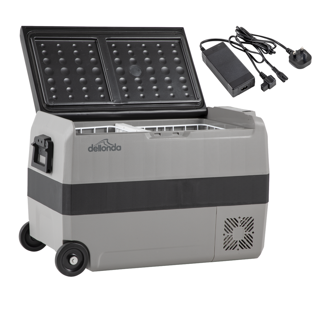Portable Fridge Freezer/Cool Box with LED Display & AC/DC 230V Adaptor 50L DL132