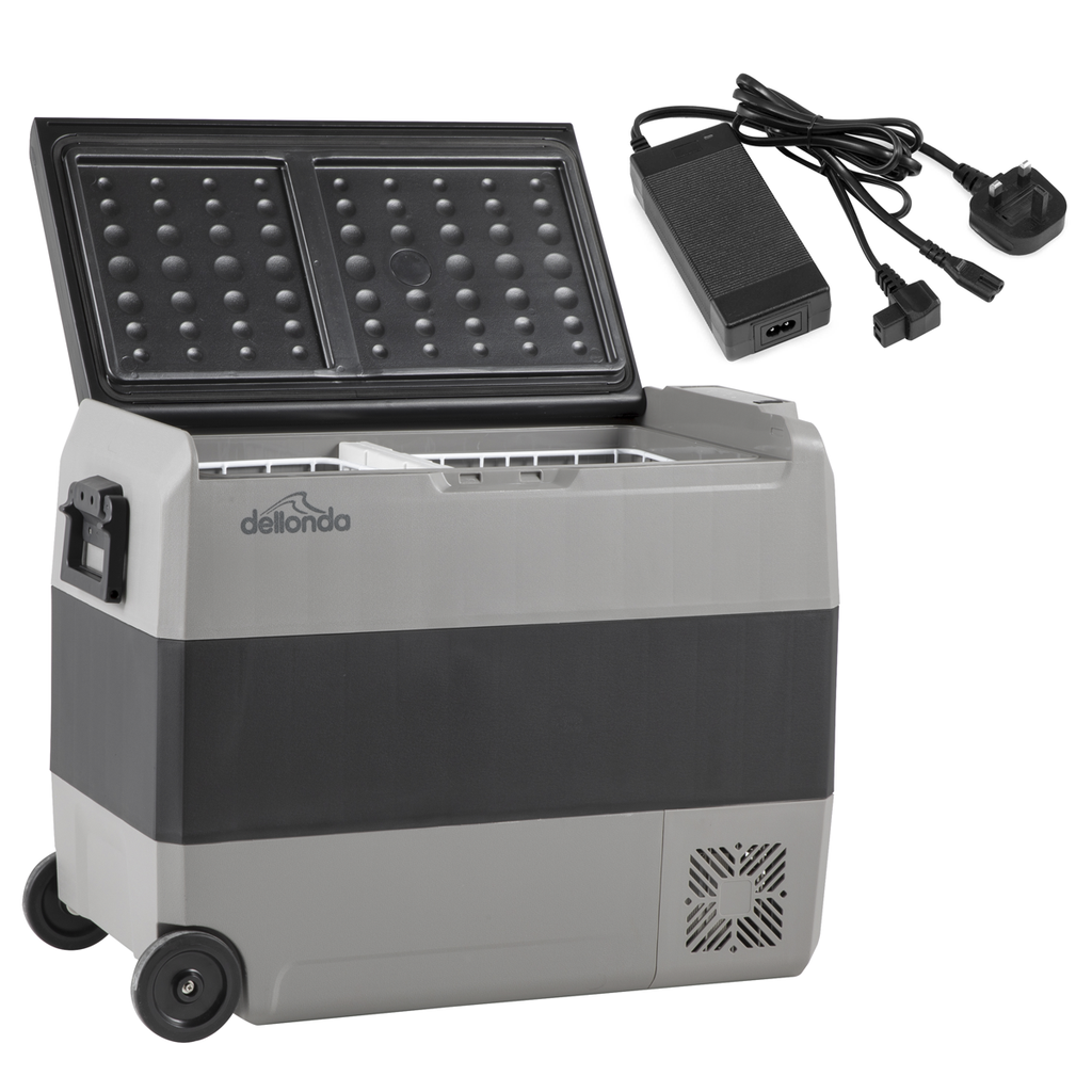 Portable Fridge Freezer/Cool Box with LED Display & AC/DC 230V Adaptor 60L DL133