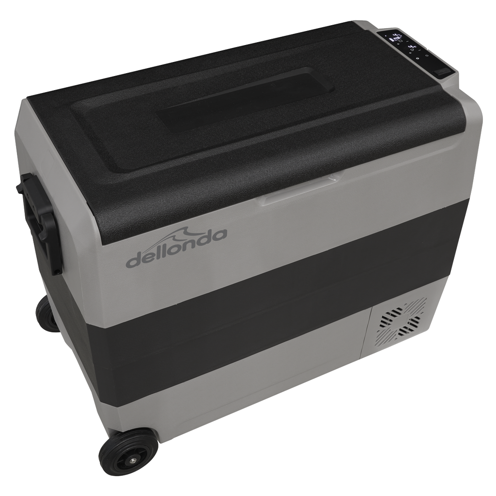 Portable Fridge Freezer/Cool Box with LED Display & AC/DC 230V Adaptor 60L DL133
