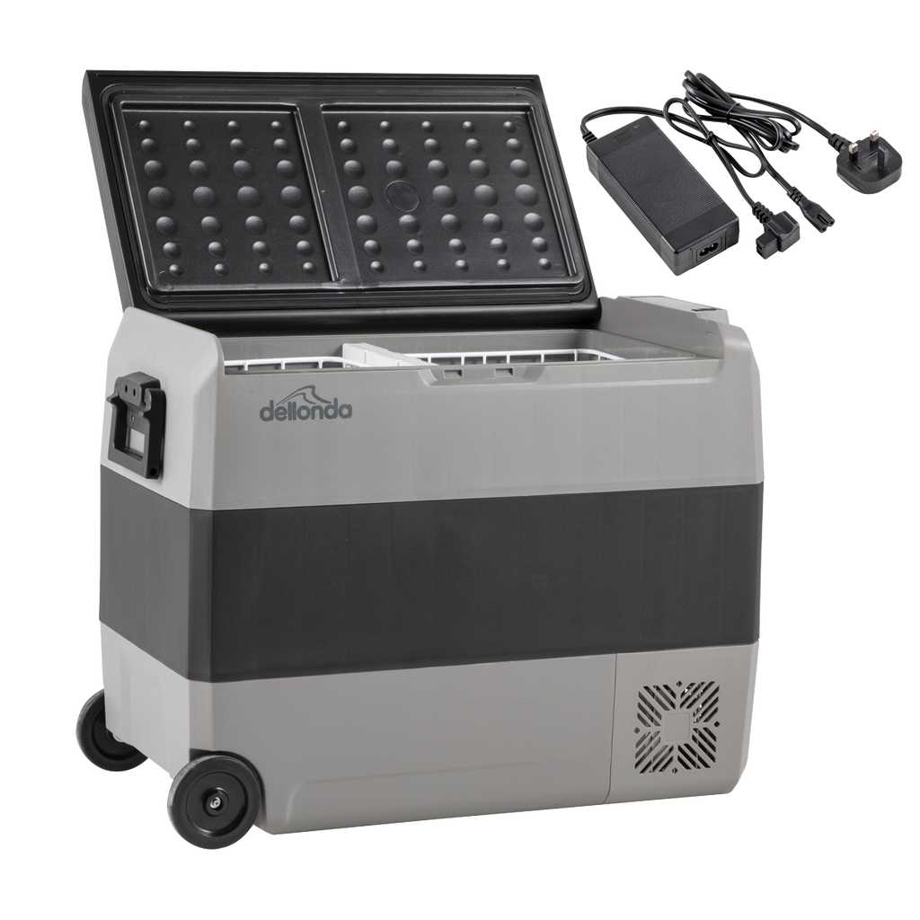Portable Fridge Freezer/Cool Box with LED Display & AC/DC 230V Adaptor 60L DL133