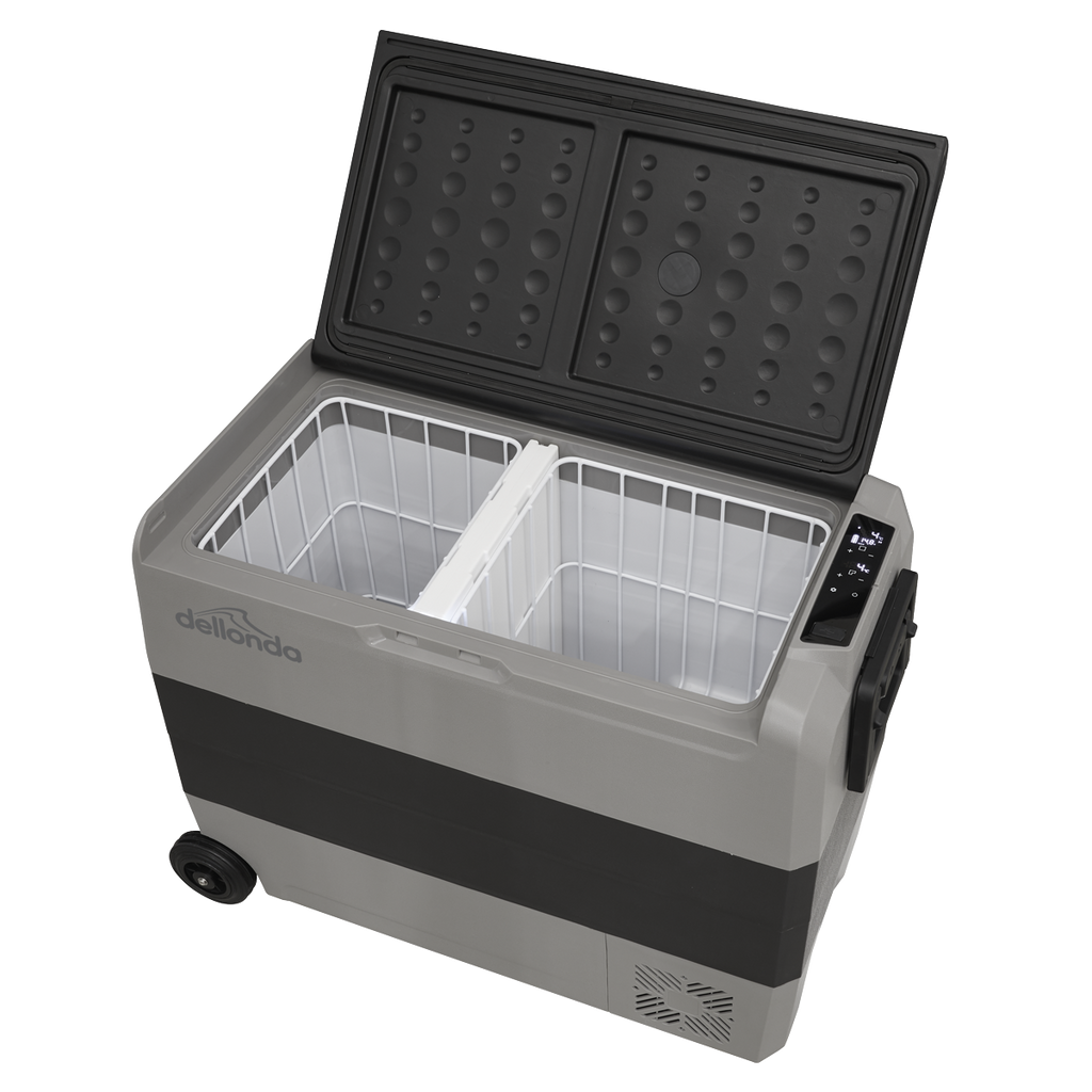 Portable Fridge Freezer/Cool Box with LED Display & AC/DC 230V Adaptor 60L DL133