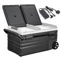 Portable Fridge Freezer/Cool Box with LED Display & AC/DC 230V Adaptor 75L DL134
