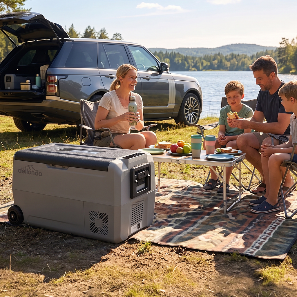 Portable Fridge Freezer/Cool Box with LED Display 36L DL13