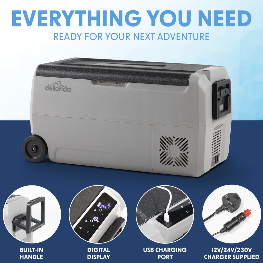 Portable Fridge Freezer/Cool Box with LED Display 36L DL13