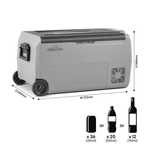 Portable Fridge Freezer/Cool Box with LED Display 36L DL13