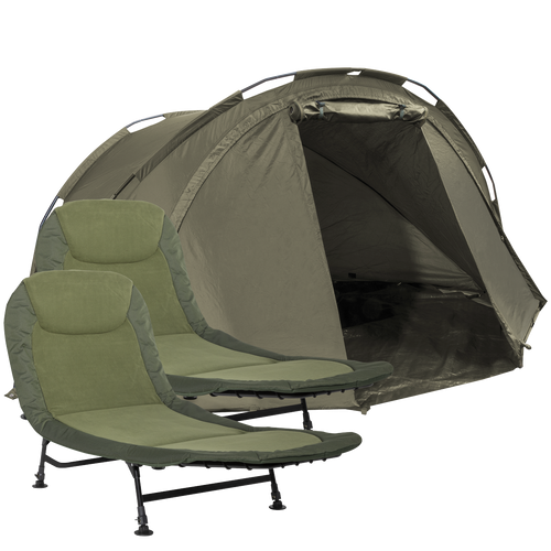 2-Person Bivvy Tent & Bedchair Set DL142