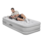 Raised Air Bed with Removable Electric Pump & Storage Bag - Single DL144