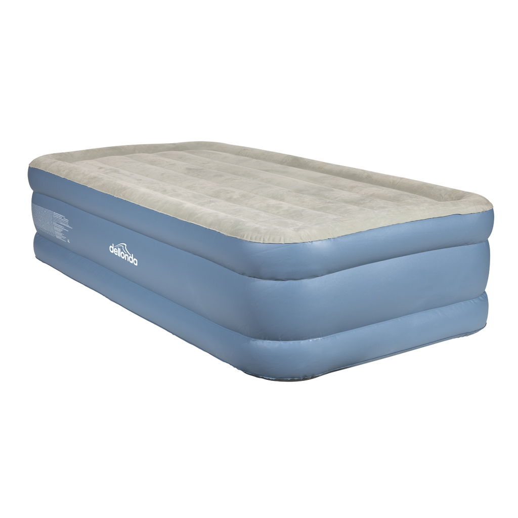 Raised Air Bed with Built-in Electric Pump & Storage Bag - Single DL146