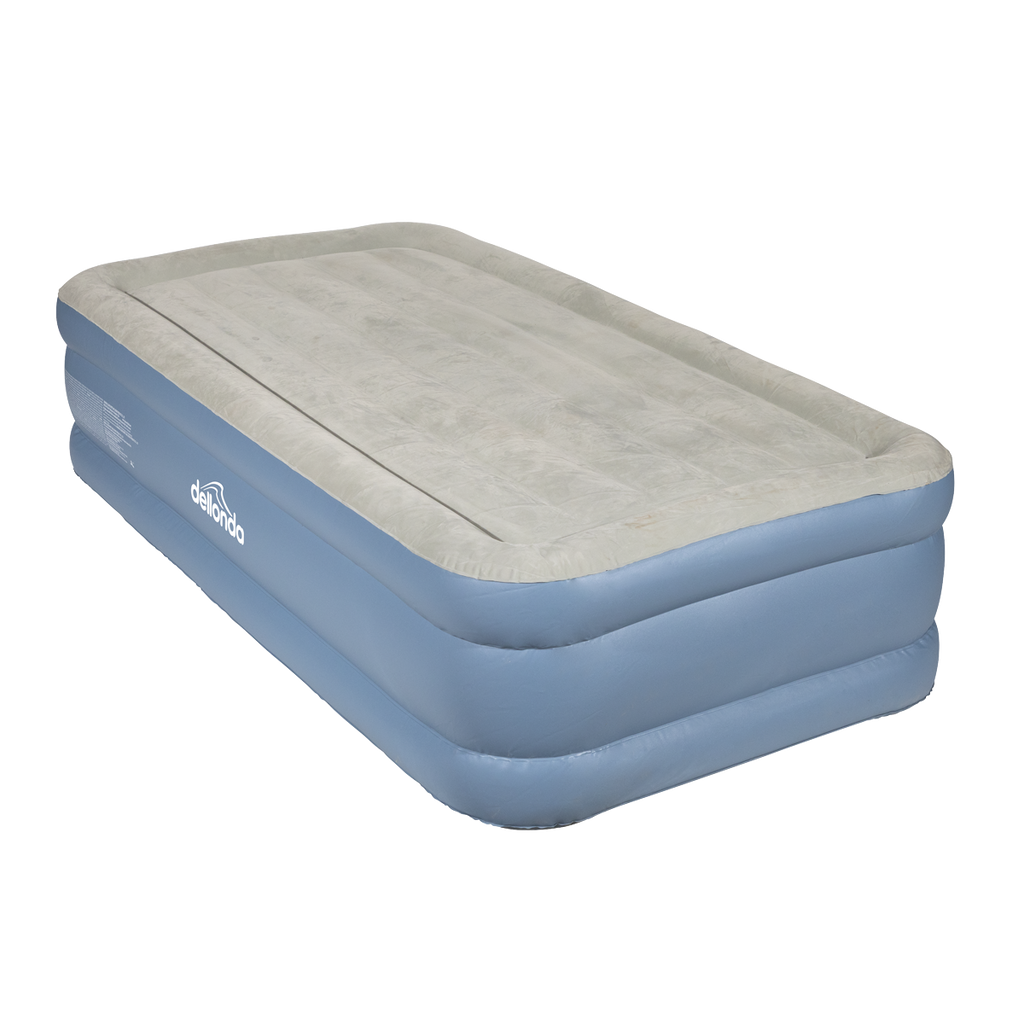 Raised Air Bed with Built-in Electric Pump & Storage Bag - Single DL146