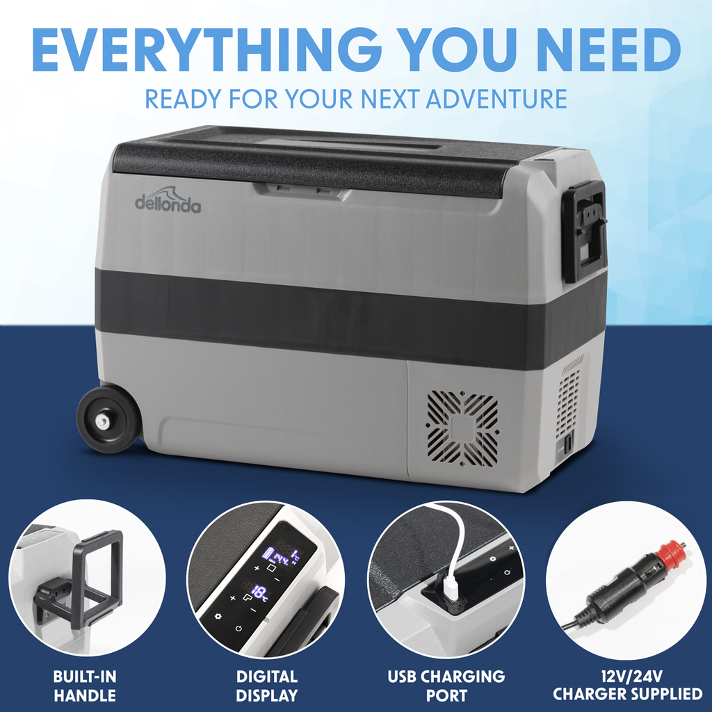 Portable Fridge Freezer/Cool Box with LED Display 50L DL14