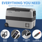 Portable Fridge Freezer/Cool Box with LED Display 50L DL14
