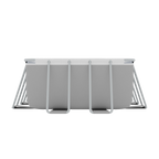 Deluxe Steel Frame Rectangular Swimming Pool with Step Ladder & Filter Pump 21ft DL150