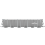 Deluxe Steel Frame Rectangular Swimming Pool with Step Ladder & Filter Pump 25ft DL151