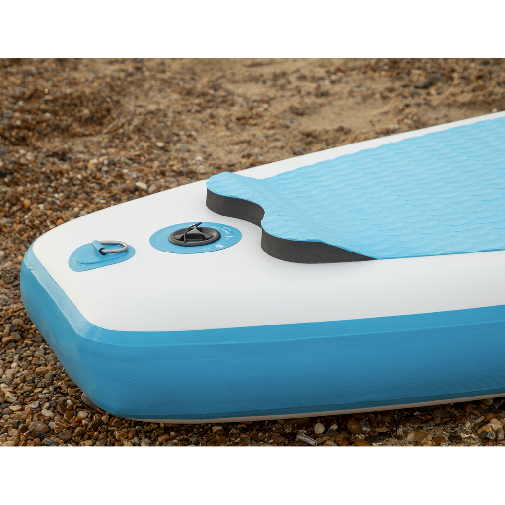 Inflatable Stand-Up Paddle Board 10'6" - Light Blue/White DL152