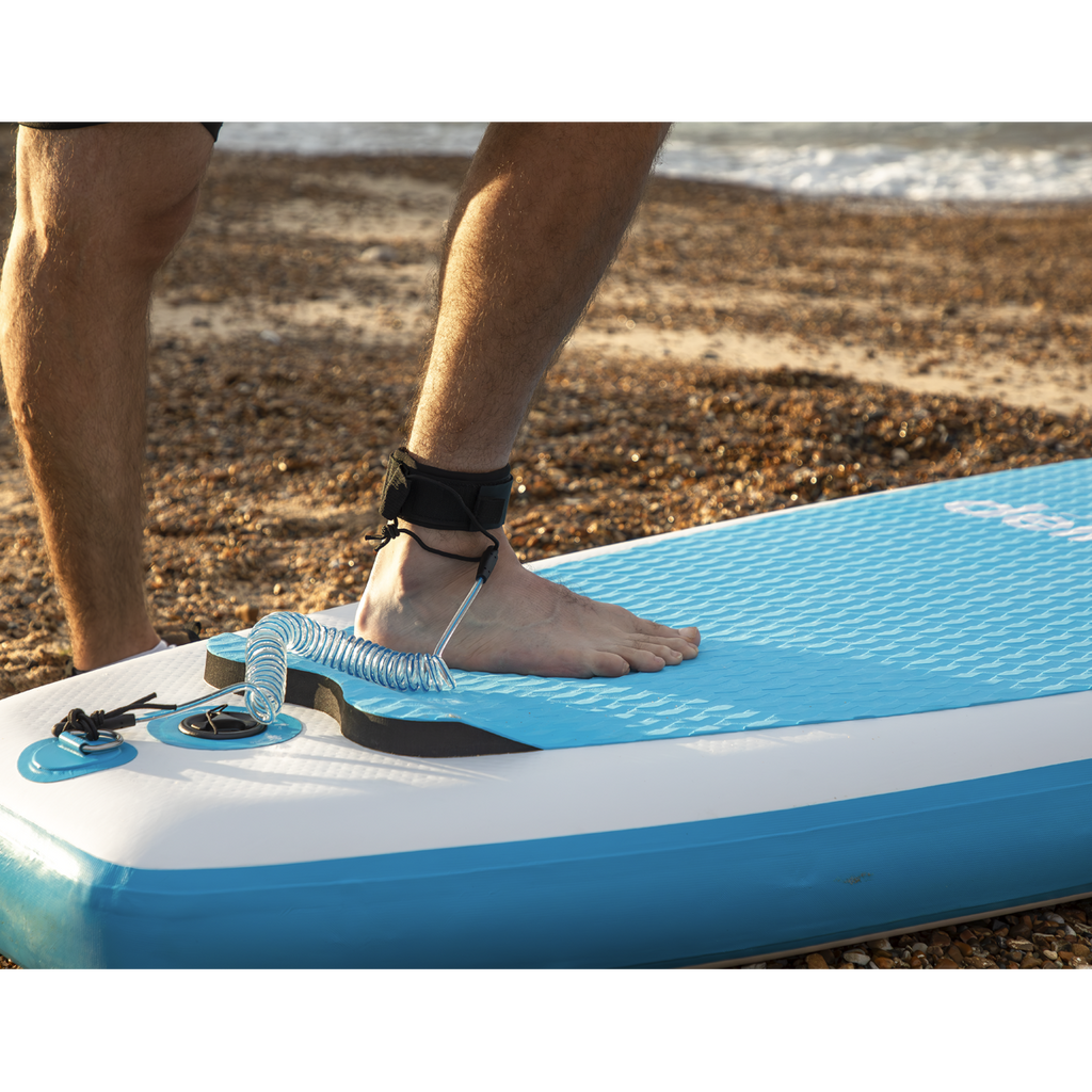 Inflatable Stand-Up Paddle Board 10'6" - Light Blue/White DL152