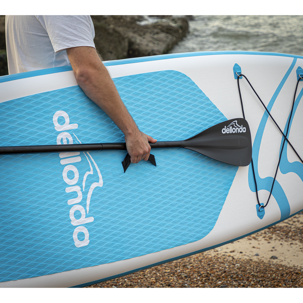Inflatable Stand-Up Paddle Board 10'6" - Light Blue/White DL152