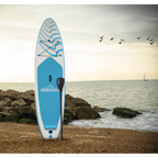 Inflatable Stand-Up Paddle Board 10'6" - Light Blue/White DL152