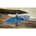 Inflatable Stand-Up Paddle Board 10'6" - Light Blue/White DL152