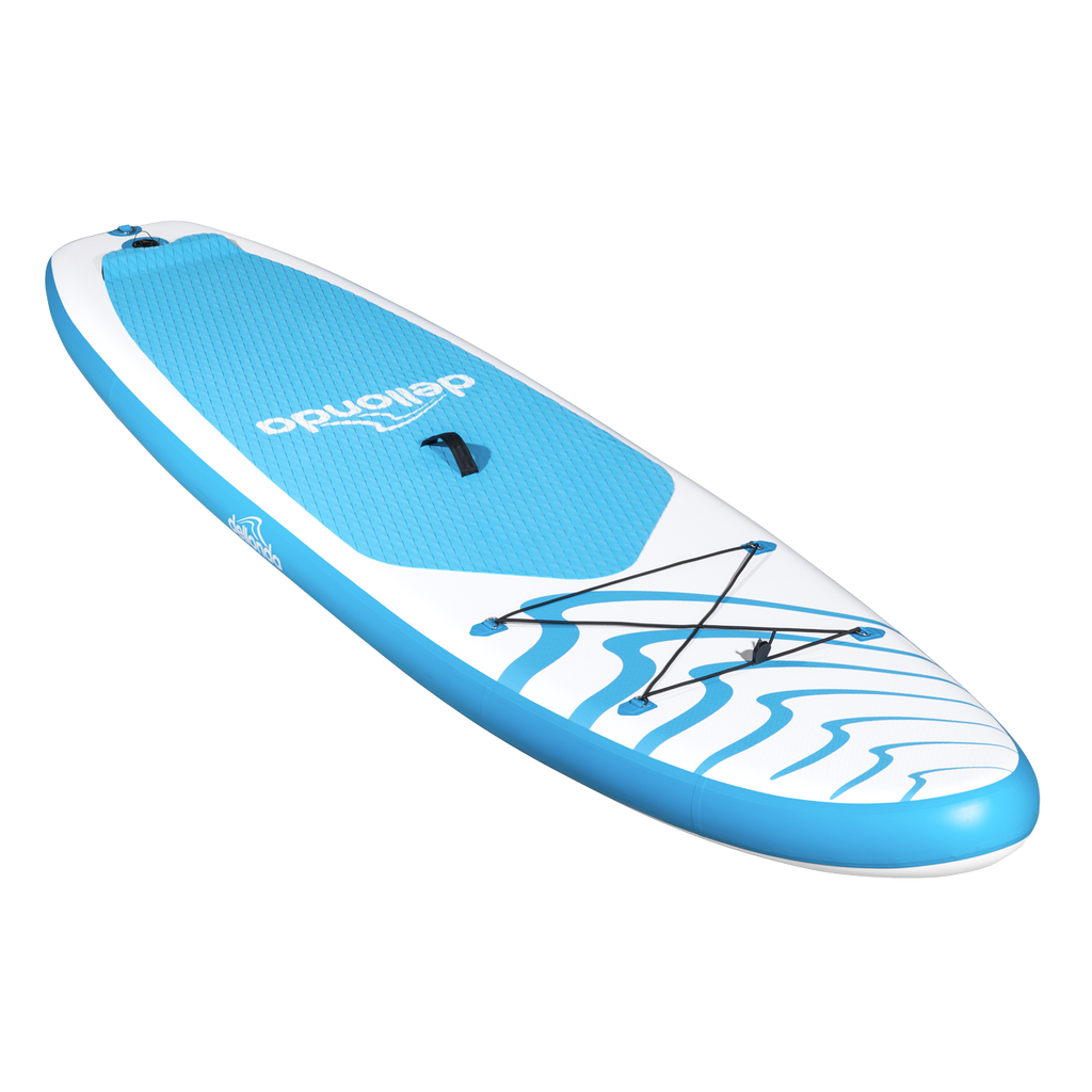Inflatable Stand-Up Paddle Board 10'6" - Light Blue/White DL152