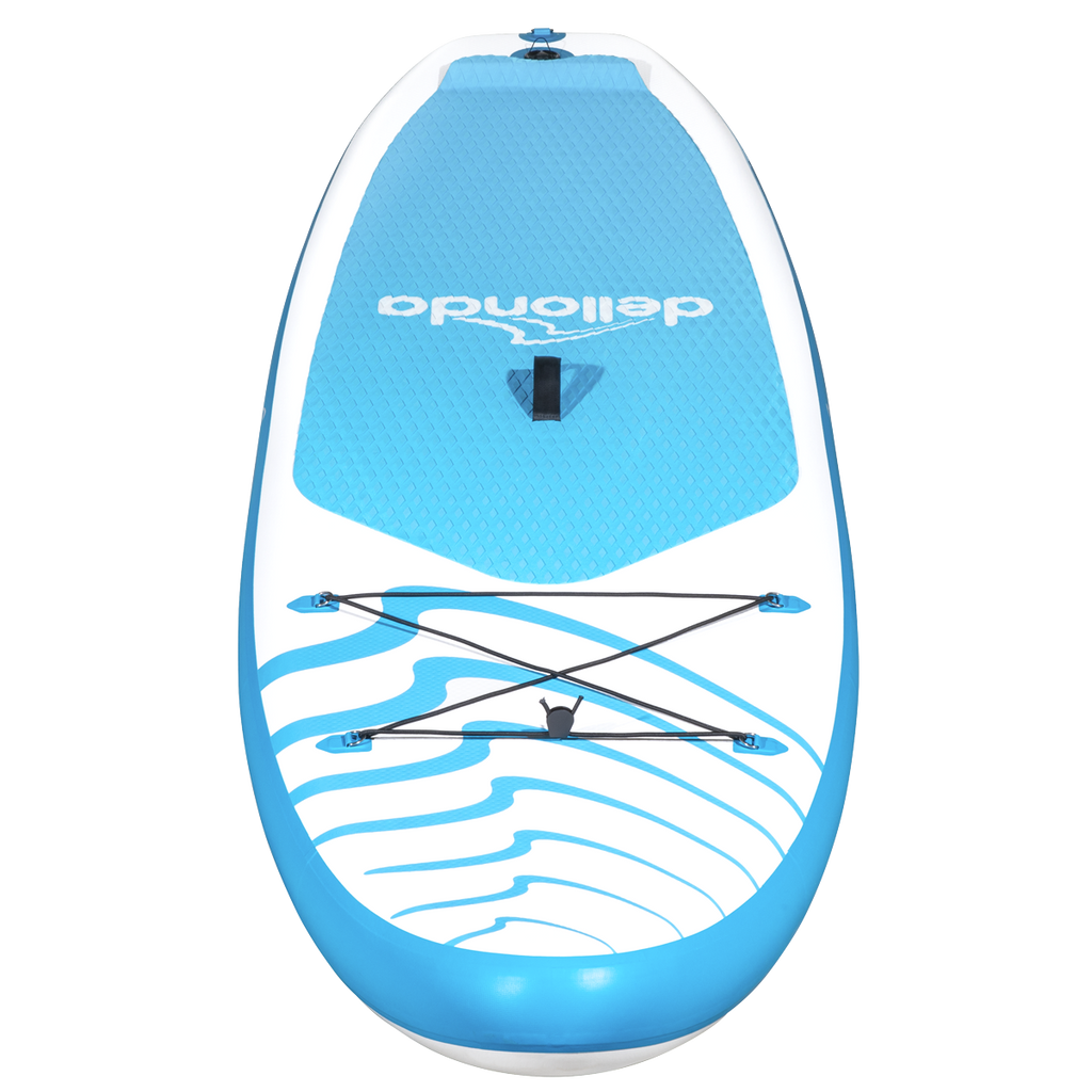 Inflatable Stand-Up Paddle Board 10'6" - Light Blue/White DL152