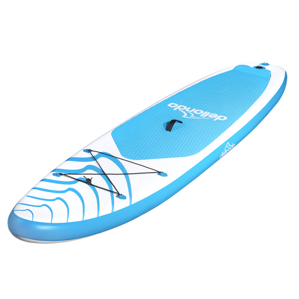 Inflatable Stand-Up Paddle Board 10'6" - Light Blue/White DL152