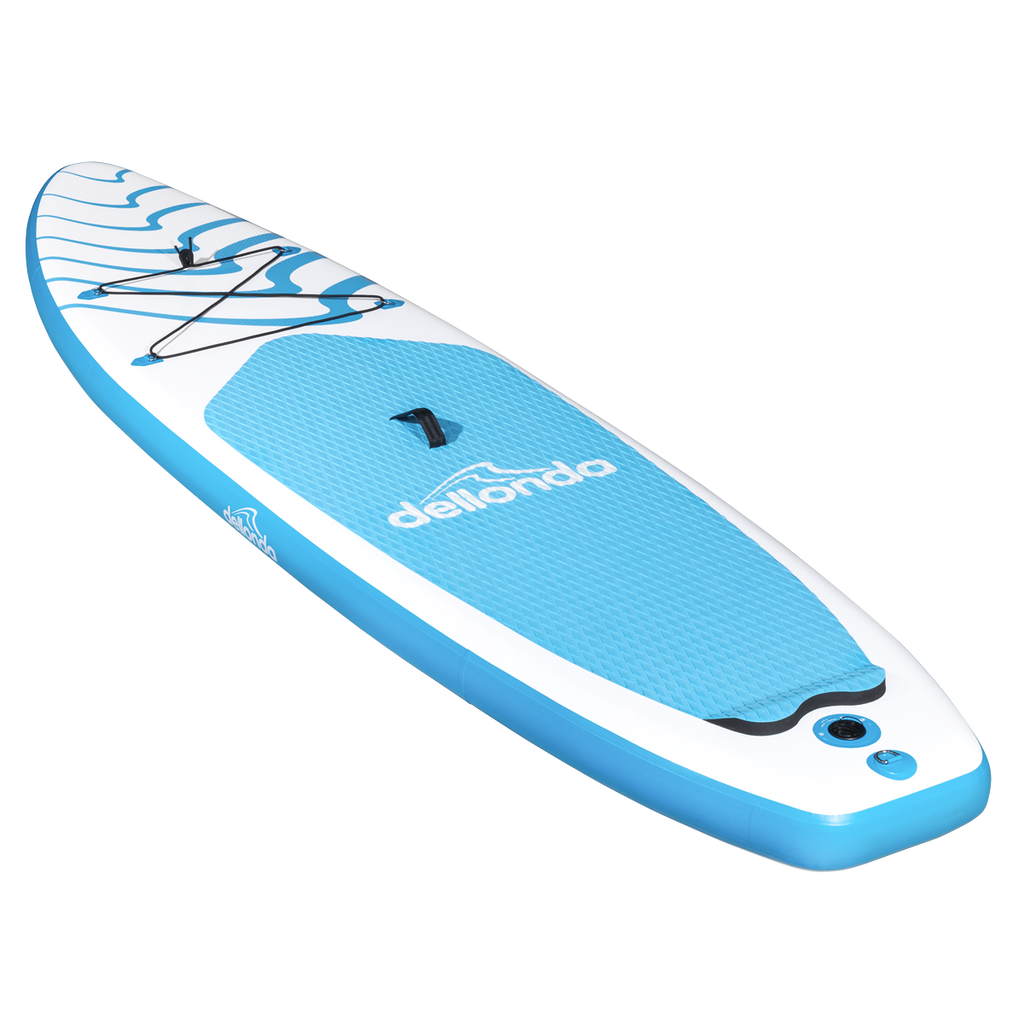 Inflatable Stand-Up Paddle Board 10'6" - Light Blue/White DL152