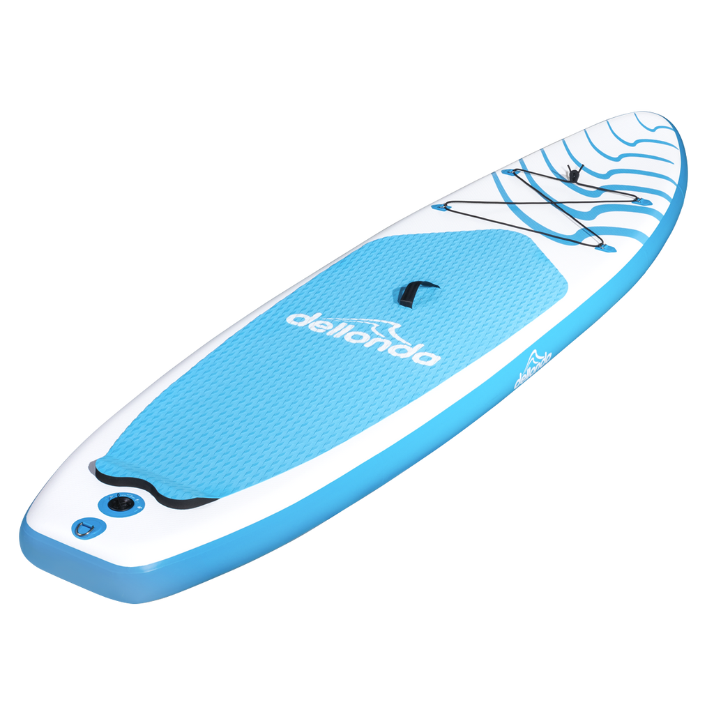Inflatable Stand-Up Paddle Board 10'6" - Light Blue/White DL152