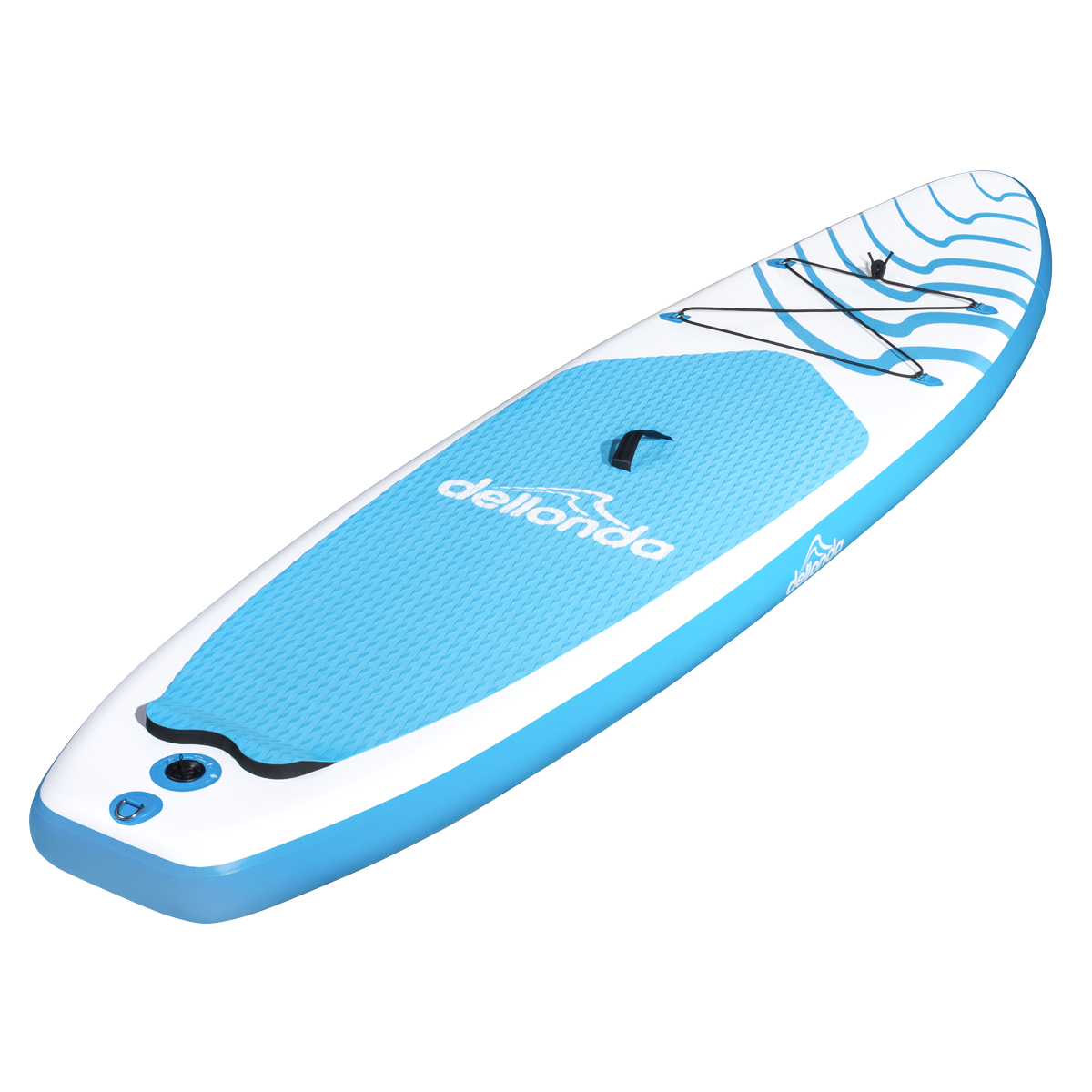 Inflatable Stand-Up Paddle Board 10'6" - Light Blue/White DL152