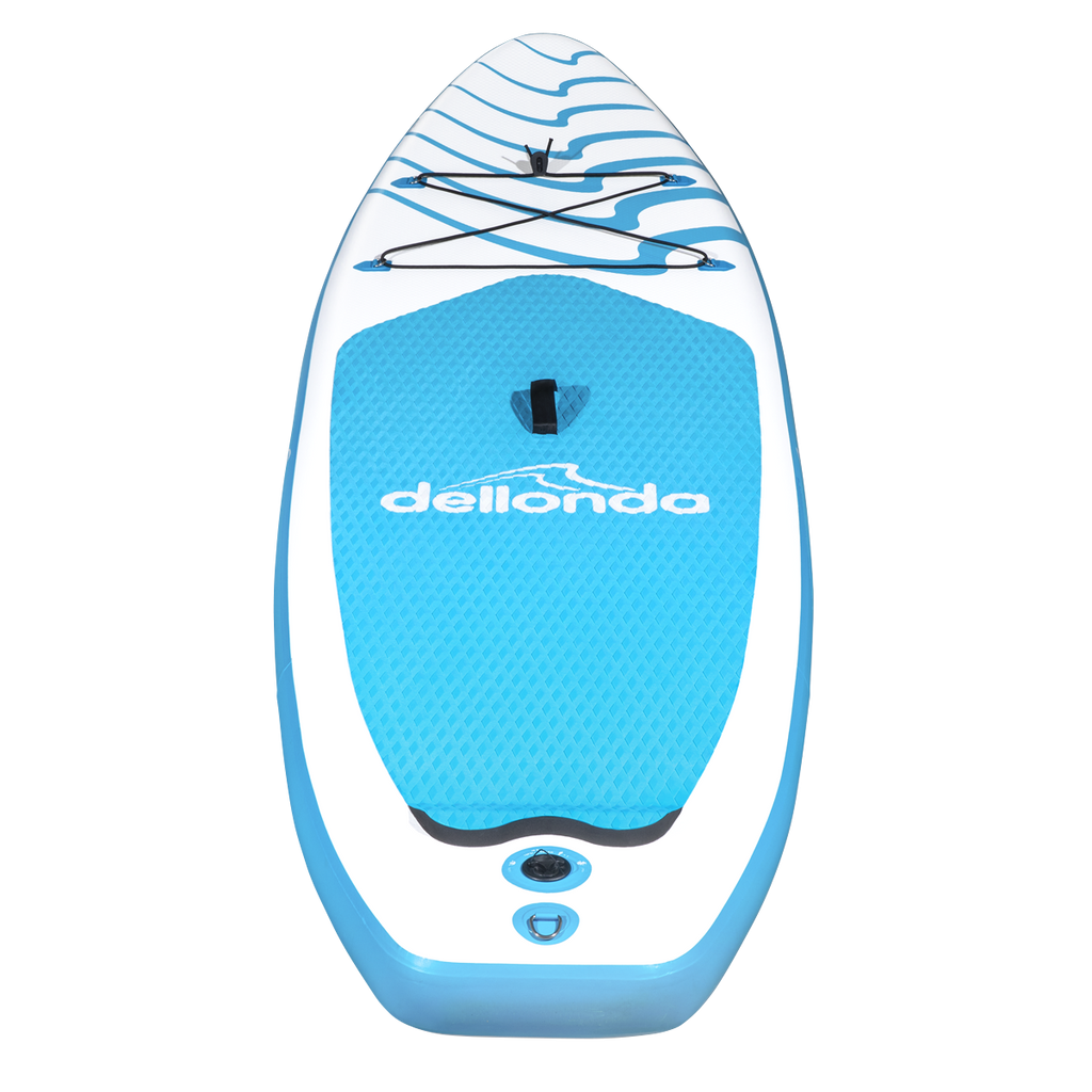 Inflatable Stand-Up Paddle Board 10'6" - Light Blue/White DL152