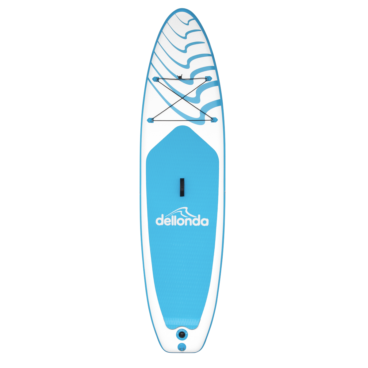 Inflatable Stand-Up Paddle Board 10'6" - Light Blue/White DL152