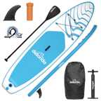 Inflatable Stand-Up Paddle Board 10'6" - Light Blue/White DL152
