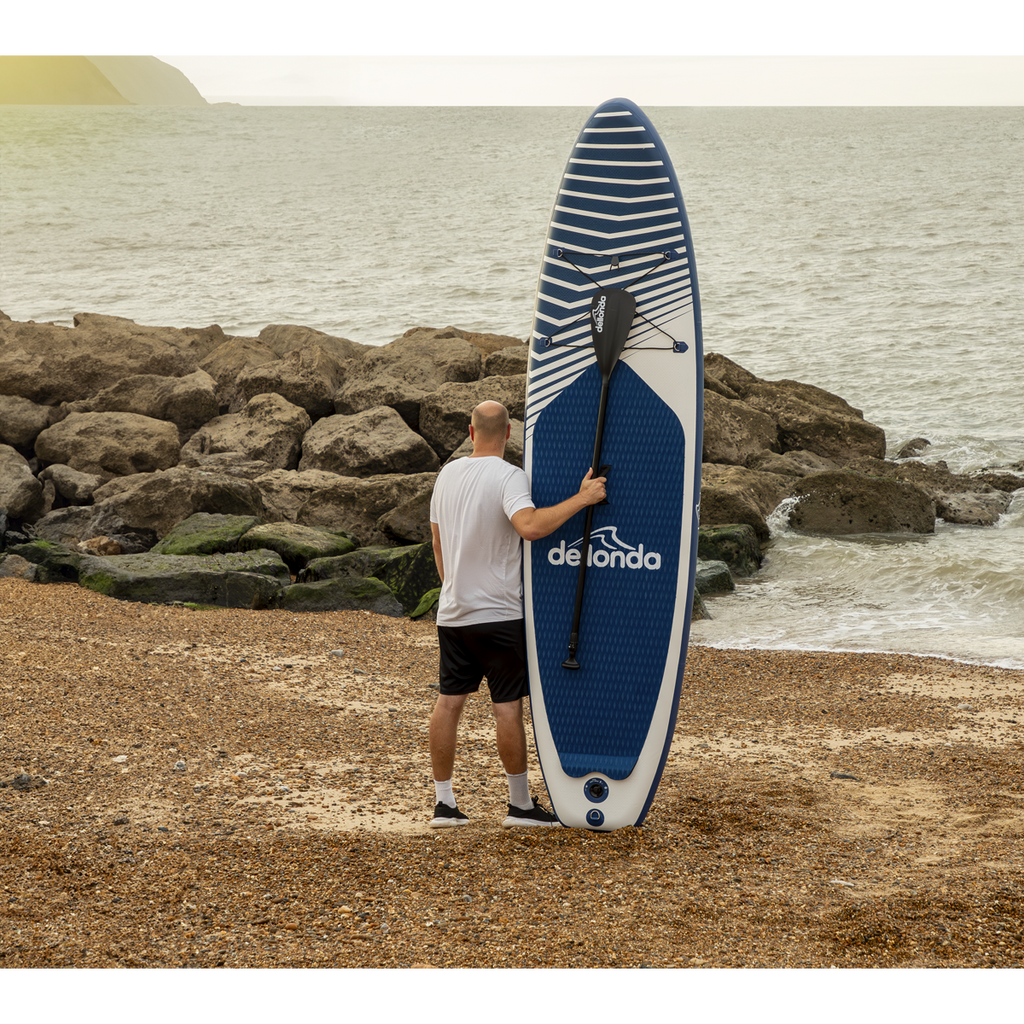 Inflatable Stand-Up Paddle Board 10'2" - Dark Blue DL153