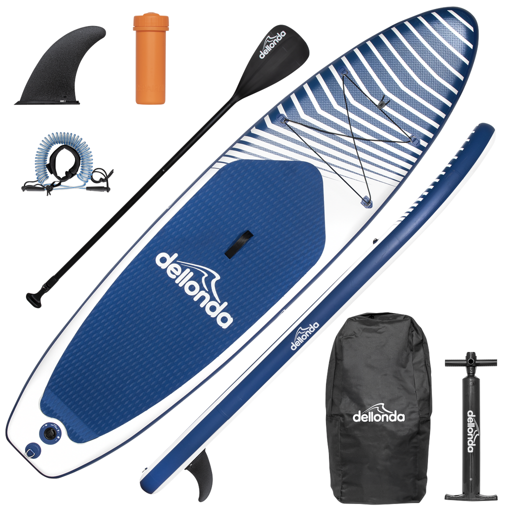 Inflatable Stand-Up Paddle Board 10'2" - Dark Blue DL153