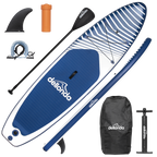 Inflatable Stand-Up Paddle Board 10'2" - Dark Blue/White DL153