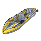 Inflatable 2-Person Kayak/Canoe Set with Pump, Carry Bag & 2 Oars - Blue/Yellow/White DL155
