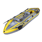 Inflatable 2-Person Kayak/Canoe Set with Pump, Carry Bag & 2 Oars - Blue/Yellow/White DL155