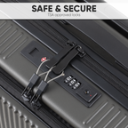 Cabin Size Luggage with Laptop Compartments & Dual TSA Lock 20" DL157