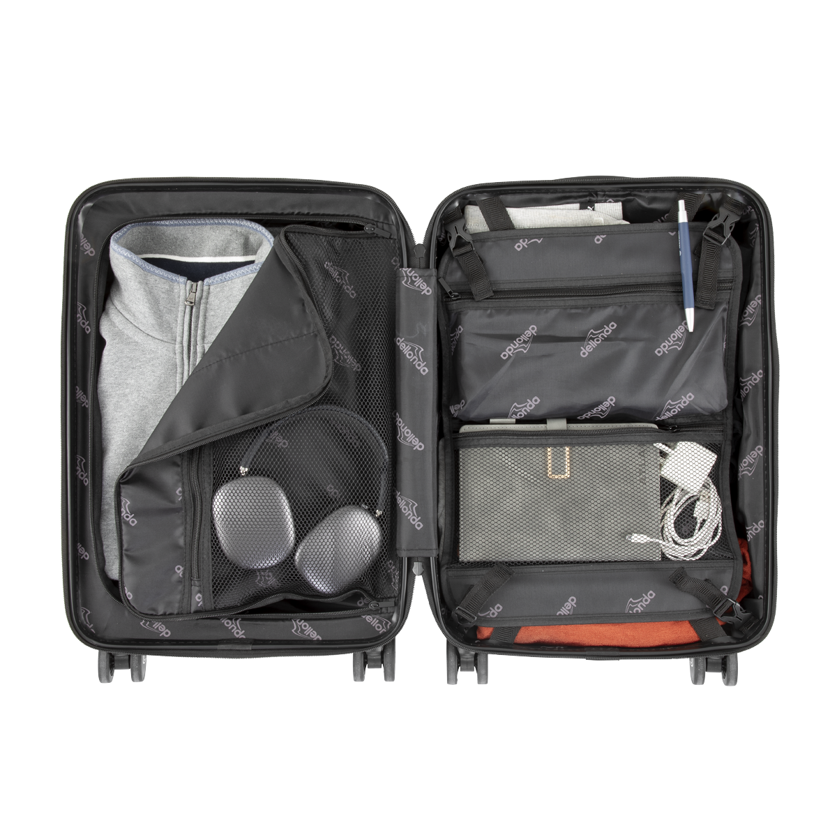 Cabin Size Luggage with Laptop Compartments & Dual TSA Lock 20" DL157