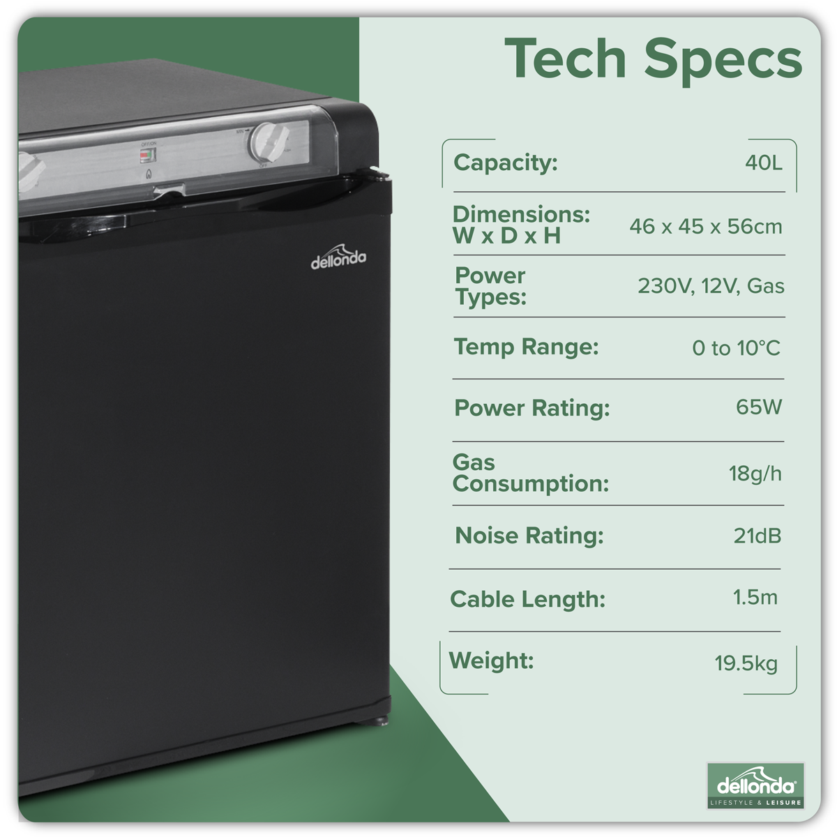 3-Way Fridge 40L DL158