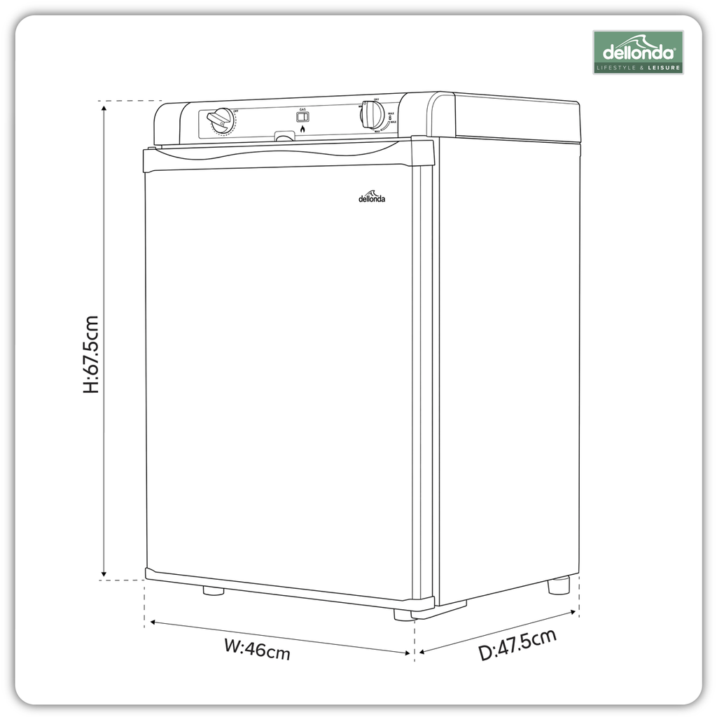 3-Way Fridge 60L DL159