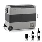 Portable Fridge Freezer/Cool Box with LED Display 60L DL15